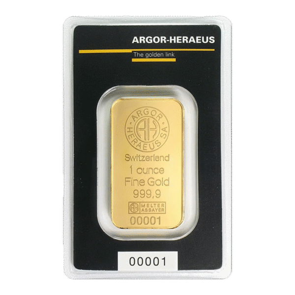 Argor-Heraeus Gold Bar (All Weights)