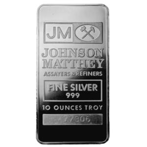 Johnson Matthey Silver Bars (All Weights)