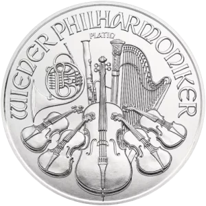1 oz Austrian Platinum Philharmonic Coin (BU)
